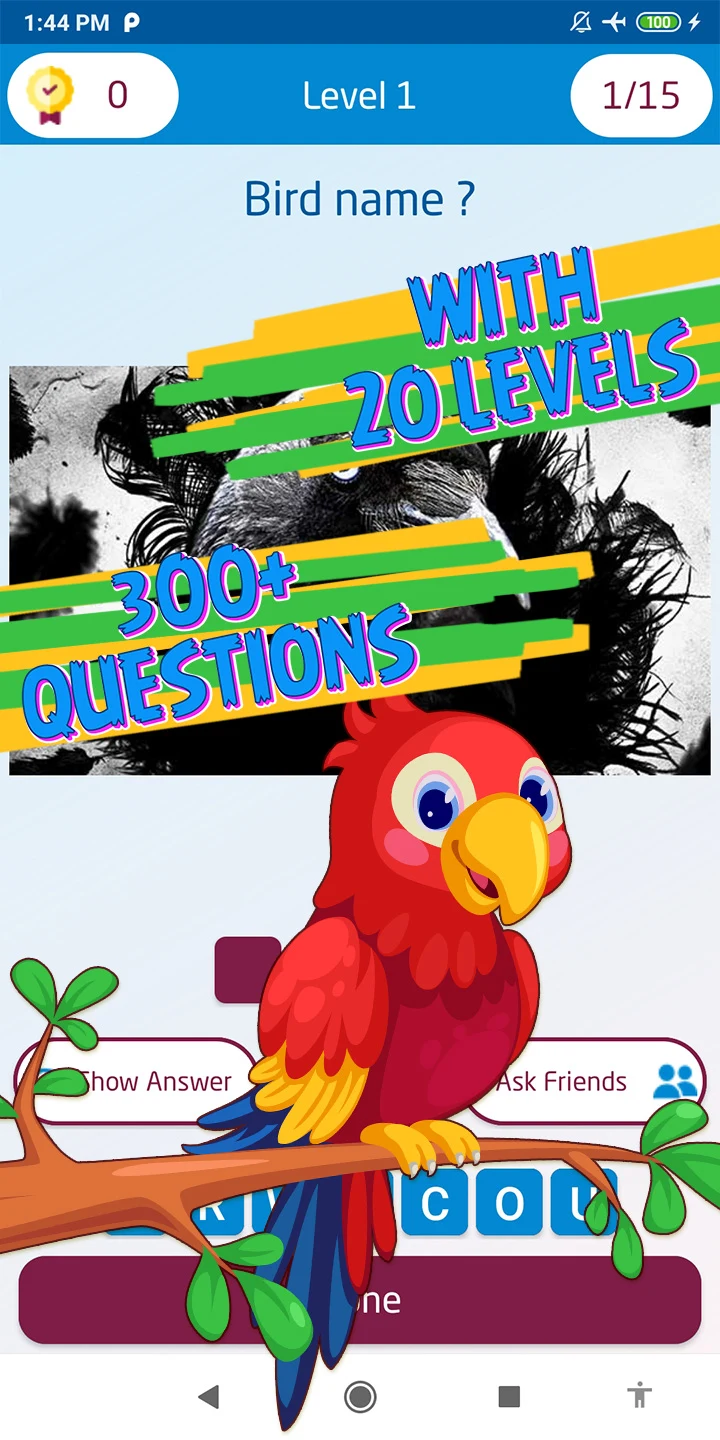 Bird Quiz: Guess the Bird screenshot